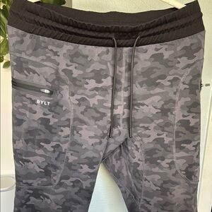 BYLT Used Black and Grey Camo Joggers